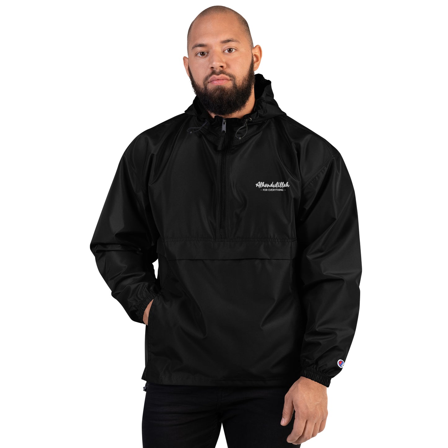 Alhamdulillah for everything Bestickte Original Champion Jacke