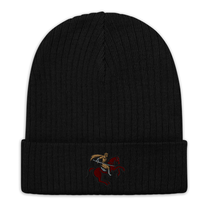Ribbed Knitted Hat "Sabre"
