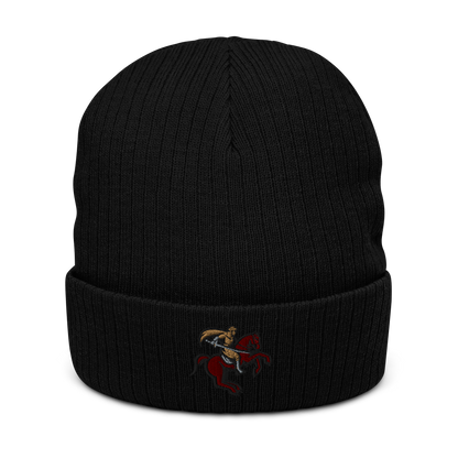 Ribbed Knitted Hat "Sabre"