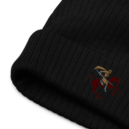 Ribbed Knitted Hat "Sabre"