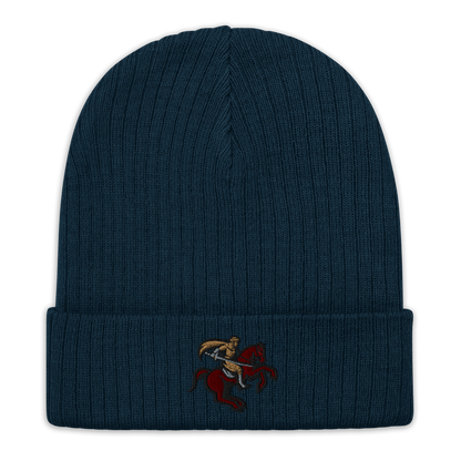 Ribbed Knitted Hat "Sabre"