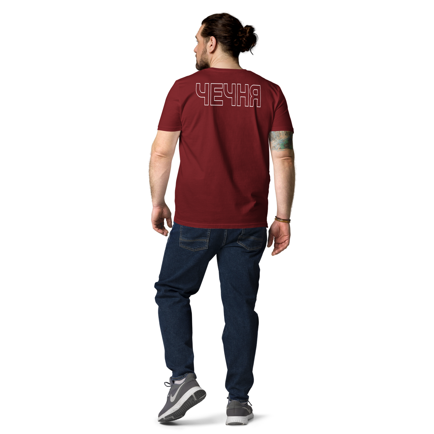 Bio-Baumwoll-T-Shirt "ЧЕЧНЯ"