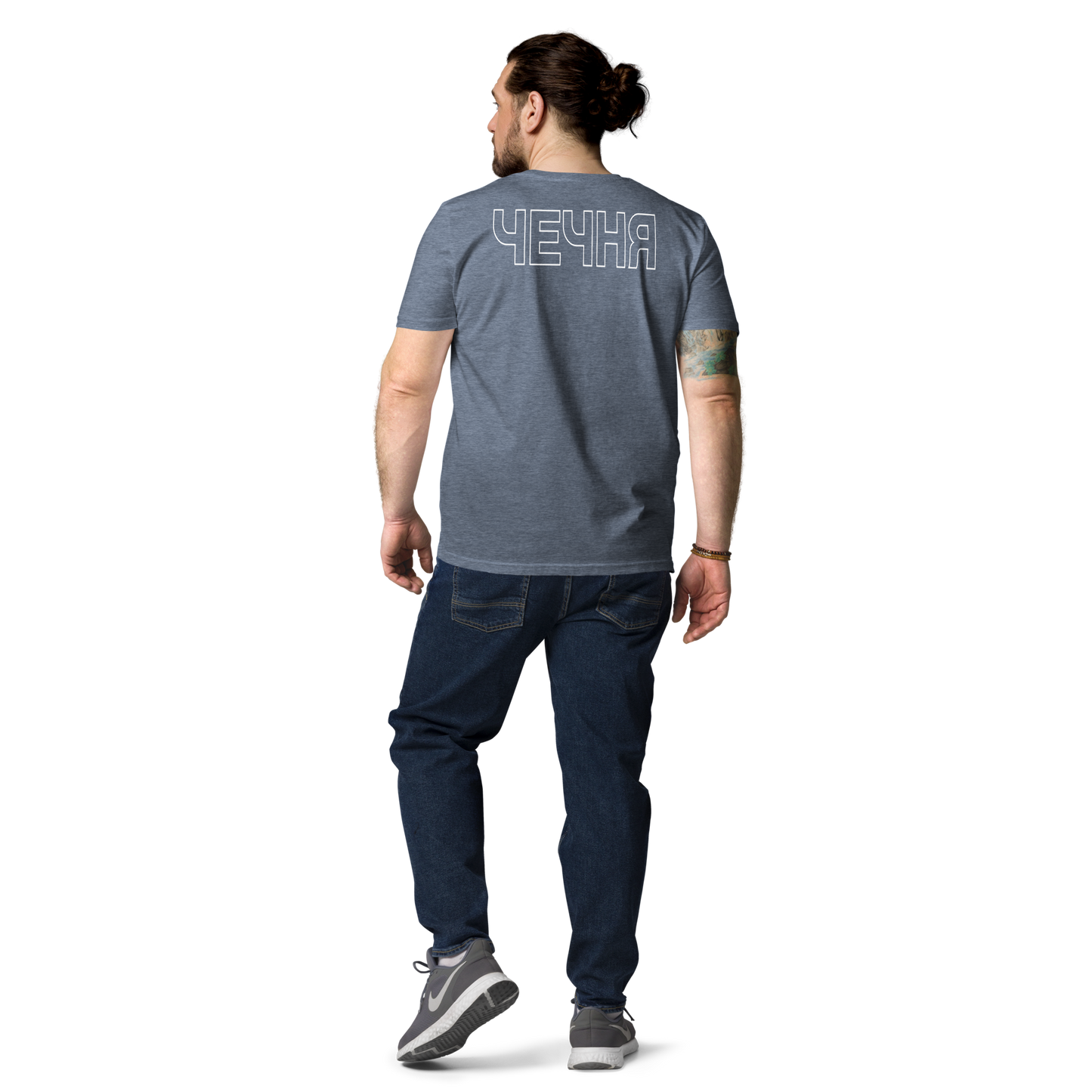 Bio-Baumwoll-T-Shirt "ЧЕЧНЯ"