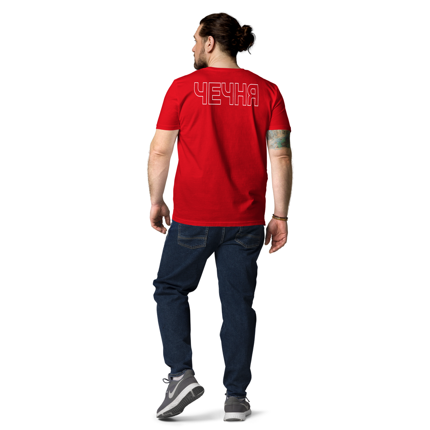 Bio-Baumwoll-T-Shirt "ЧЕЧНЯ"
