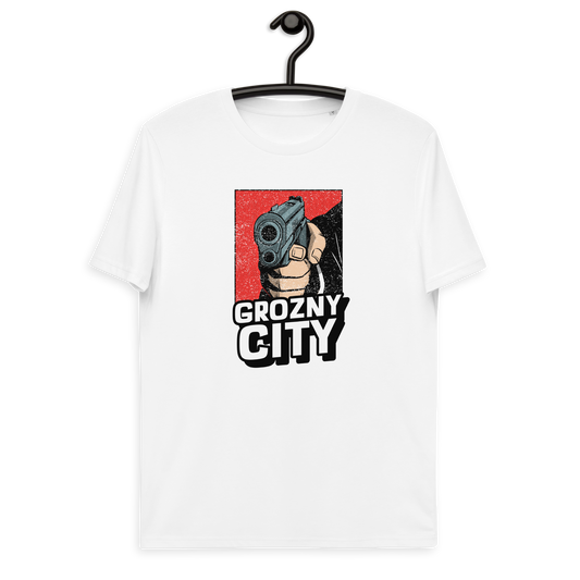 Bio-Baumwoll-T-Shirt "Welcome to Grozny"